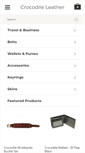 Mobile Screenshot of crocodileleather.com.au
